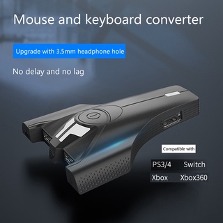 Controlador de juego teclado ratón convertidor para PS3 PS4 XBOX ONE XBOX 360 interruptor consola de juegos con botón personalizado (1)
