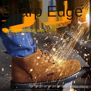 36-47 hombres/mujeres zapatos indestructibles de acero del dedo del pie botas de seguridad a prueba de pinchazos zapatillas de deporte de trabajo qqyw (7)