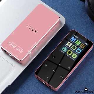 Reproductor De Música mp3 Mp4 De 1.8 pulgadas De Metal táctil Bluetooth 4.2 soporta tarjeta con alarma Fm E-Book
