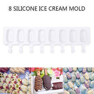 8 cavidades congelado helado molde DIY paleta fabricante de jugo Yogurt Lolly molde ☆Atozshopeemall