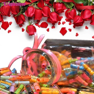 [DTophumor] 100Pcs Mini cápsula de mensaje colorido corazón evento cumpleaños Favor sorprendido regalo