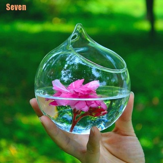 seven&% colgante bola de vidrio maceta jarrón terrario contenedor paisaje botella