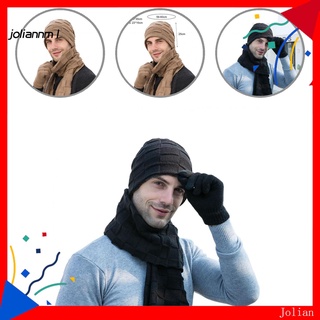 Jm gorro transpirable bufanda guantes de pantalla táctil guantes de protección para orejas largas bufanda resistente al frío para senderismo