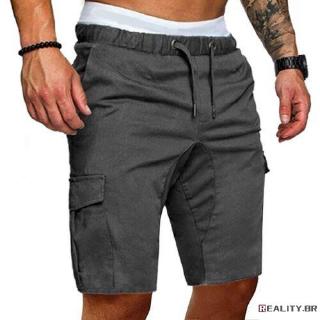 Pantalones Cortos De Carga Para Hombre Casual Verano Militar Ejército Combate Camuflaje Medio (5)