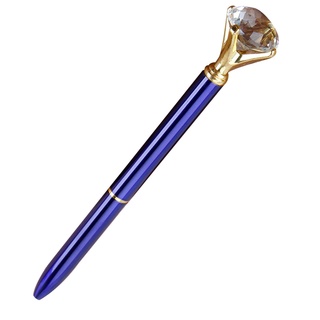 pluma de metal grande diamante de cristal de la moda de diamantes de imitación pluma de regalo creativo bolígrafo