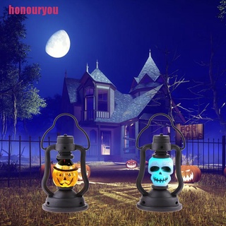 Honouryou@ Led calabaza fantasma linterna lámpara colgante luz de miedo decoraciones de Halloween