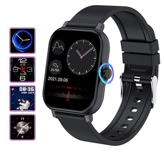 [listo stock] smartwatch 2021 nuevo 1.69 pulgadas full touch diy reloj cara smart watch hombres mujeres pk p8 plus gts 2 fitness pulsera android ios miband.co