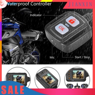 <jianxin> Grabadora de conducción conveniente Ultra HD compatible con la motocicleta grabadora de conducción Loop grabación para bicicleta