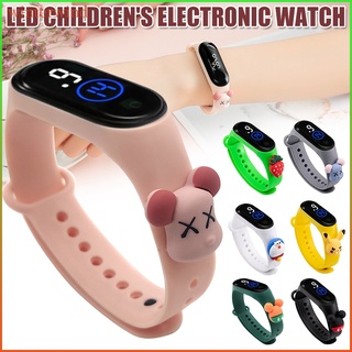 Reloj De Pulsera Digital Deportivo LED Impermeable Para Niños/Niñas/Hombre/Mujer/De Silicona