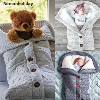 [romanholiday] bebé recién nacido invierno cálido dormir cochecito niño manta sacos de dormir co