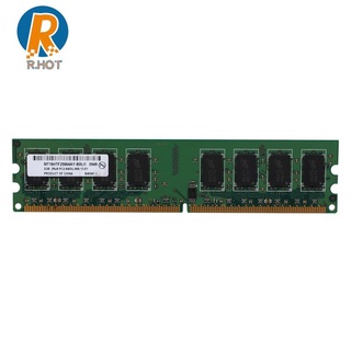 2GB Desktop DDR2 RAM Memory 800MHz 2RX8 DIMM PC2-6400U High Performance for Intel AMD Motherboard