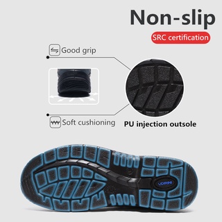 zapato nike Zapatos de seguridad Zapatos con puntera de acero Transpirable Anti-rotura Anti-pinchazo Zapatos de trabajo ligeros Botas de seguridad kasut (5)
