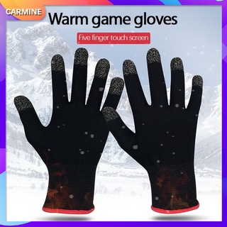 2 pzs funda de mano control de juego para PUBG a prueba de sudor y sin rayones de pantalla táctil para juegos con guantes de dedo de pulgar CARMINE