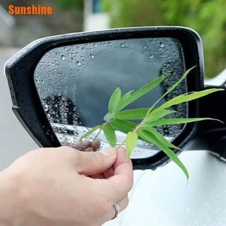 Sunshine) película impermeable espejo retrovisor del coche pegatina antiniebla película ventana cristal escudo