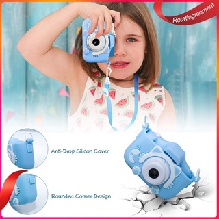 (berlin1) niños de doble lente cámara digital mini juguetes educativos niños regalos de cumpleaños