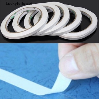 [Luckyfellowbi] 2/10 rolls of White Double Sided Faced Strong Adhesive Tape for Office Supplies [HOT]