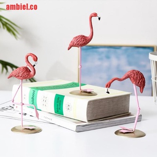 【ambiel】Nordic Desktop Resin Flamingo Ornaments Pink Home Decor (4)