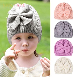 STOCKADE Hats & Caps for Baby Girls Boys Winter Baby Winter Hat Newborn Beanie Hat Infant Toddler Cute Bowknot Warm Knitted Hats/Multicolor