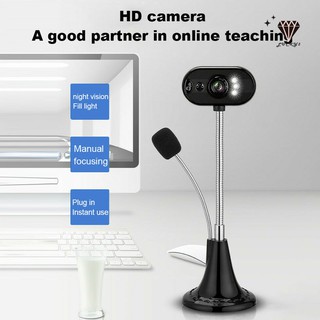 cámara web usb hd con micrófono visión nocturna para computadora de escritorio pc portátil oficina en casa (7)