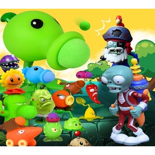 Nuevas plantas vs Zombies Peashooter PVC figura de acción modelo de juguete regalos juguetes populares para niños bueno