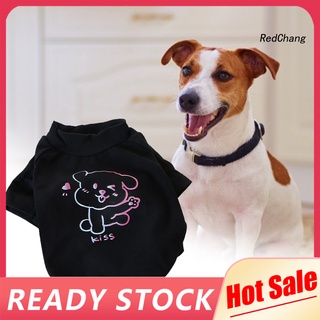 Camiseta De Poliéster con estampado Fluorescente Para perros/verano