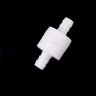 [flechazohg] 8 mm 1/4" plástico blanco de una vía en línea válvula de retención para combustible diesel gas líquido aire caliente