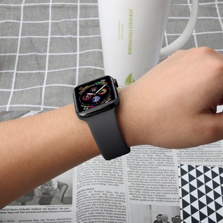 Para iwatch Series 8 7 6 SE 5 4 3 2 1 correa de silicona para Apple Watch Ultra 49mm 38mm 42mm 40mm 44mm 41mm 45mm de goma suave deportes correa de reloj (7)