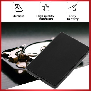 Práctico gabinete externo SATA de 2.5 pulgadas USB3.0 HDD caja ABS (2)