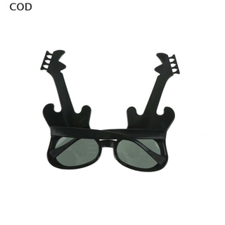 [cod] creativo rock gafas de guitarra niños adultos vestir decoración cosplay props halloween favor caliente