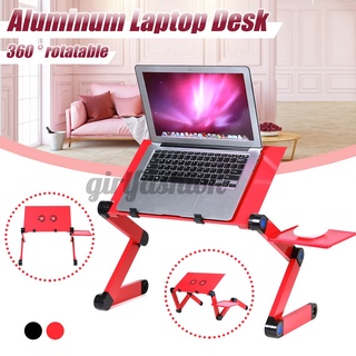 en venta 360 ajustable plegable portátil portátil escritorio + ventilador de refrigeración doble mesa soporte cama bandeja
