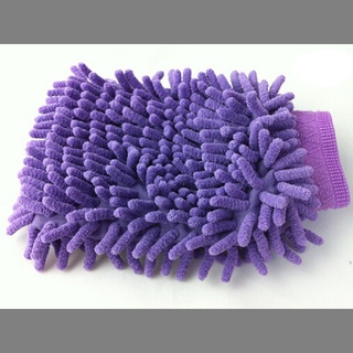 [loveoionia] guante de doble cara de microfibra de coche auto lavado de polvo guante de limpieza toalla gdrn