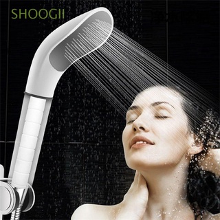 shoogii boquilla de ducha de lluvia presurizada de alta presión cabezal de ducha ahorro de agua accesorios de baño filtro spray potente impulsar las precipitaciones