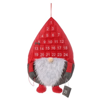 enc navidad adviento calendario de cuenta atrás sueco gnome santa casa árbol de navidad decoración colgante (8)