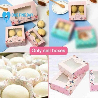 2/4/6/8 piezas de 63-80G luna caja de tarta, caja, caja de embalaje tarta de huevo pastel T4D7 (1)