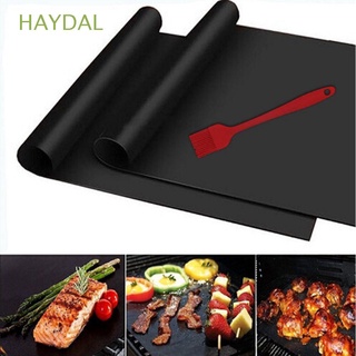 HAYDAL 30x40cm Non-stick Mats Accessories Sheet Pad Baking Mats BBQ Kitchen Pan Fry Liner Reuseable Barbecue Liners Cooking Tool/Multicolor