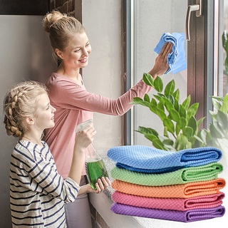 Paños de limpieza de microfibra para lavar platos toallas de vajilla y trapos de cocina