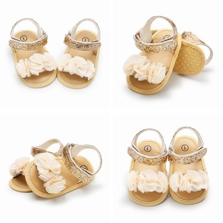 Zapato Infantil Con Suela Flexible Antideslizante Con Flores Para Bebés (5)