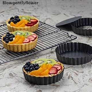Blowgentlyflower Pie Muffin Pans Non-Stick Tart Quiche Flan Molds Cake Mold Removable BGF