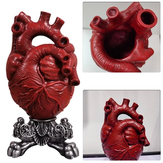arte anatómico jarrón de corazón escultura escritorio maceta salón arreglo (6)