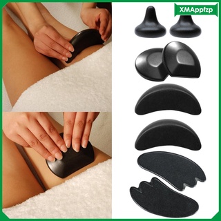 juego de 2 piedras de masaje para terapia, alivio del dolor corporal, piedra caliente, paquete de herramientas (1)