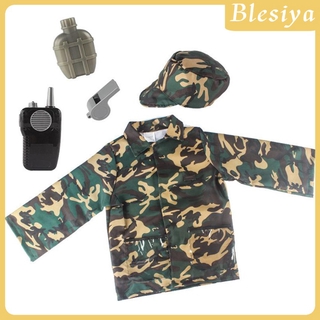 [Blesiya] disfraz para niños soldado ropa disfraz fiesta Cosplay juego de rol Cosplay