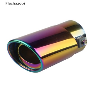 [flechazobi] 1 pieza cola de automóvil garganta modificada universal silenciador de acero inoxidable escape caliente (8)