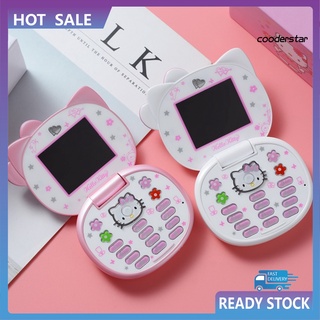 * RXHZ * K688 Teléfono Celular Multifuncional Doble Tarjeta Dual En Espera Adorable De Dibujos Animados Hello-Kitty Niños Teclado Para Niñas