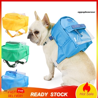 Oppo_dog mochila impermeable de gran capacidad de dibujos animados de viaje bolsa de transporte para mascotas