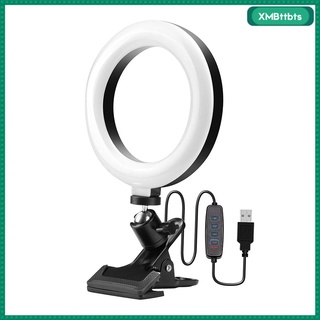rgb selfie anillo de luz led escritorio círculo lámpara para transmisión en vivo maquillaje tiktok