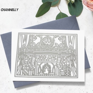 Channelly plata Color navidad troquelado papel artesanía corte Die creativo artesanía herramienta