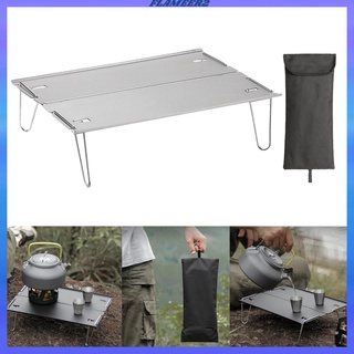 [Flameer2] mesas de aluminio plegables portátiles al aire libre, ligeras, para acampar