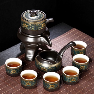 De gama alta perezoso té semi-o completo automático de kung fu juego de té mini set de té bandeja de té nuevo hogar de cerámica (1)