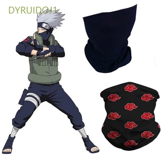 Dyruidoj1 Bandana/Akatsuki/ Ninja/protección Facial/Cosplay/rojo/nube/Kakashi/Anime/multicolor