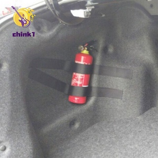 Chink 25 piezas correa De seguridad De nailon negra con hebilla Mágica Para Extintor De incendios